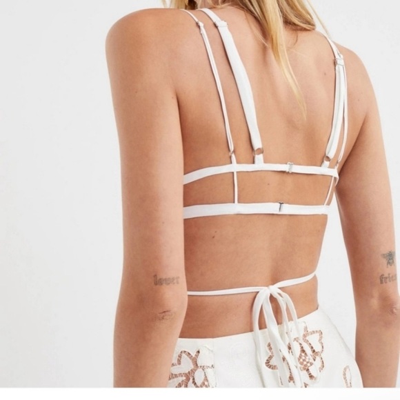 NWT For Love & Lemons -  Jayne Bralette top & midi skirt set - size small - Picture 8 of 12